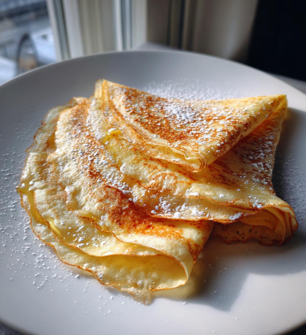 pâte à crêpes moelleuse
